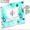 Skin Wrap Decal Set 2 Pack for Amazon Echo Dot 2 - Scales Blue Green (2nd Generation ONLY - Echo NOT Included) view 3