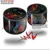 Skin Wrap Decal Set 2 Pack for Amazon Echo Dot 2-6D (2nd Generation ONLY - Echo NOT Included) view 2