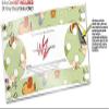 Skin Wrap Decal Set 2 Pack for Amazon Echo Dot 2 - Birds Butterflies and Flowers (2nd Generation ONLY - Echo NOT Included) view 3