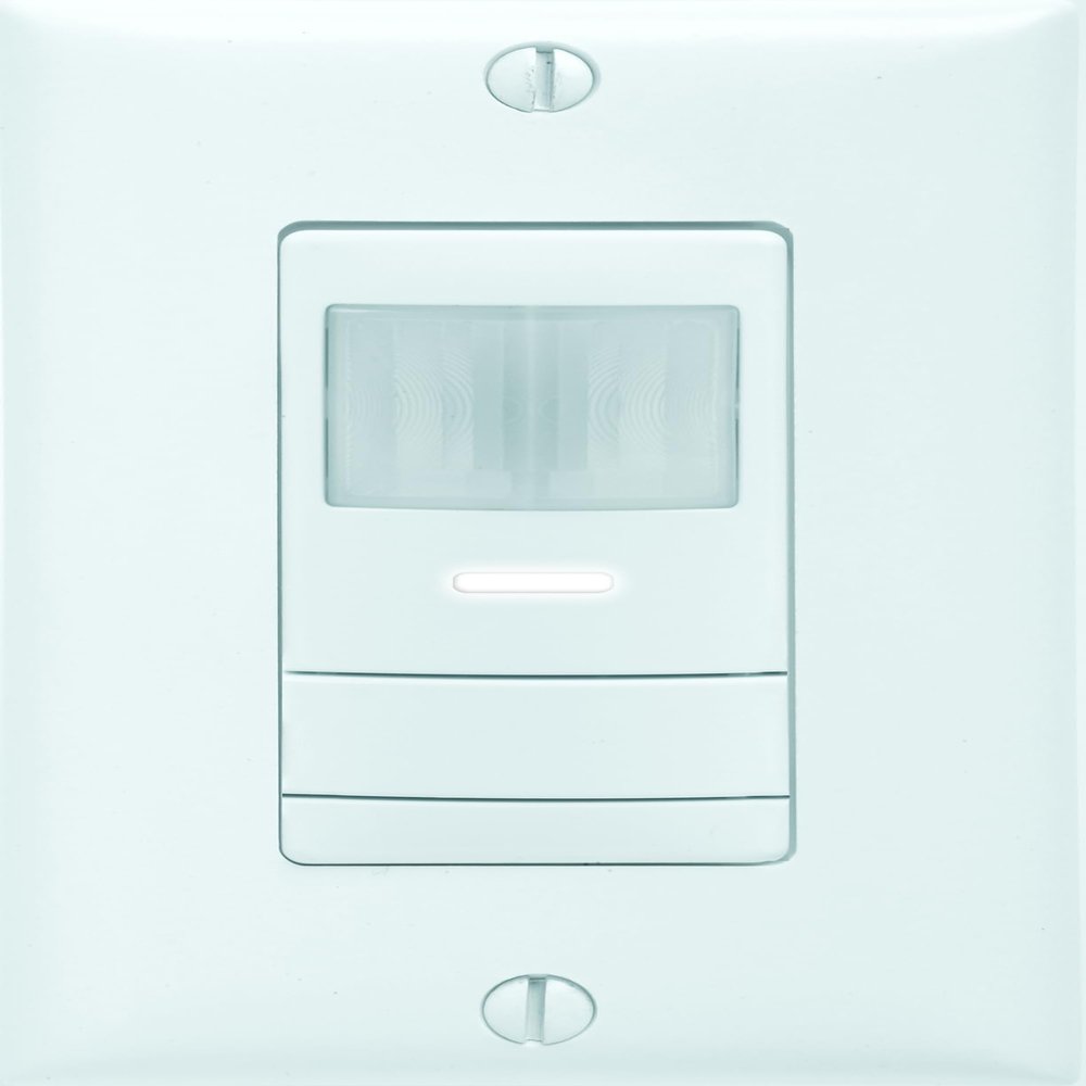 Occupancy Sensor, PIR, 2000 sq ft, White
