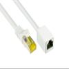 Good Connections Cat.5e Ethernet LAN Patch Cable Snagless RNS, SF/UTP, 100 MHz; Gigabit Capable (10/100/1000 Base-T Ethernet Networking) for Patch Panel, Switch, Router, Modem White White 0.5 m view 1