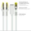Good Connections Cat.5e Ethernet LAN Patch Cable Snagless RNS, SF/UTP, 100 MHz; Gigabit Capable (10/100/1000 Base-T Ethernet Networking) for Patch Panel, Switch, Router, Modem White White 0.5 m view 2