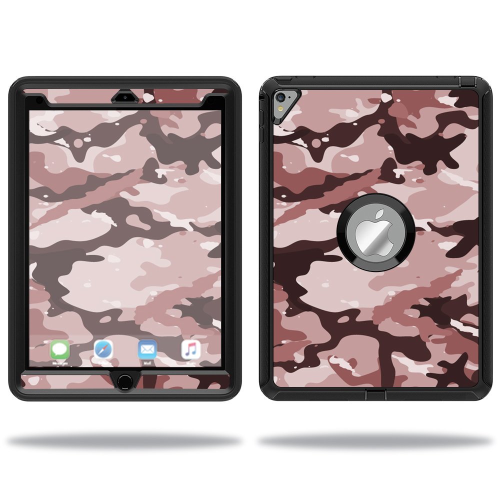 MightySkins Skin Compatible with OtterBox Defender Apple iPad Pro 9.7 Case wrap Cover Sticker Skins Brown Camo