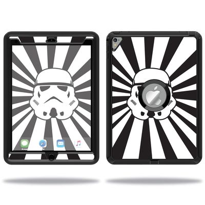 MightySkins Skin Compatible with OtterBox Defender Apple iPad Pro 9.7 Case wrap Cover Sticker Skins Star Rays