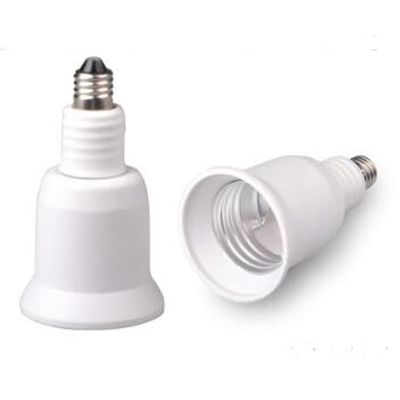 E-Simpo 6-Pack E11 to E14 to E26 LED CFL Light Socket Lamp Holder Base Adapter Converter, PBT E11-E14-E26 Lamp Base Converter