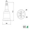 E-Simpo 6-Pack E11 to E14 to E26 LED CFL Light Socket Lamp Holder Base Adapter Converter, PBT E11-E14-E26 Lamp Base Converter view 2