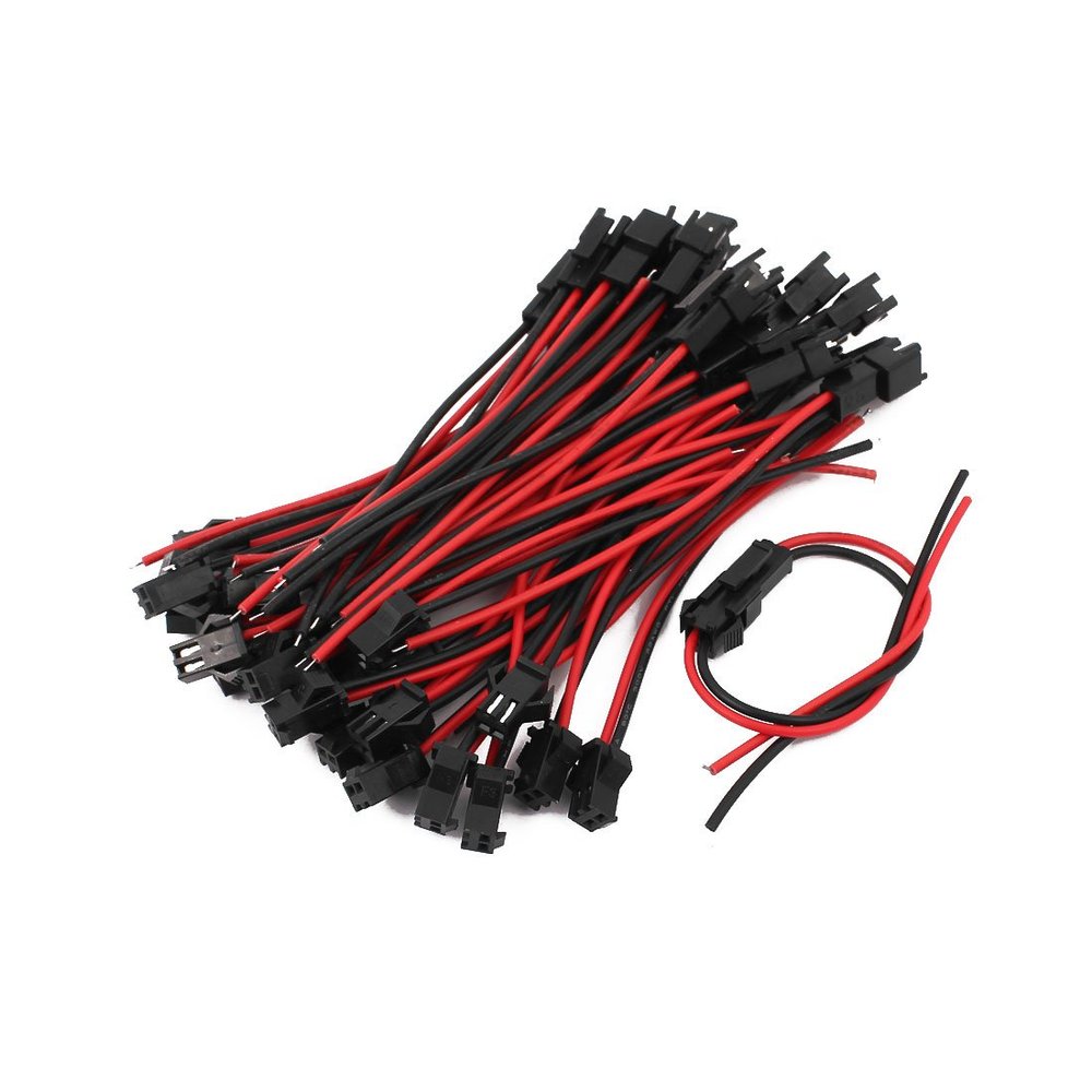 uxcell 20 Pairs 10cm Long RC Model Cable SM2P Male to Female Wire Connector