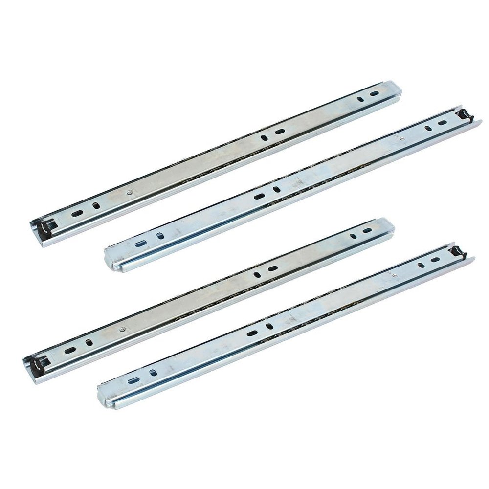 uxcell 14-Inch Drawer Slides, Full Extension Ball Bearing Slide Track Rail 27mm Wide 55lb Capacity 2 Pair