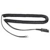 VoiceJoy U10 QD Adapter Cable Compatible with Plantronics Headsets - Connects to Cisco Models 7940 7941 7942 7945 7960 7961 7962 7965 7970 7975 etc,26716-01 Cord view 1