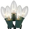 The Holiday Light Depot 25 Pack C9 Clear Christmas Replacement Light Bulbs for Indoor and Outdoor String Lights Transparent Christmas Light Bulbs 7 Watt E17 C9 Intermediate Base view 2
