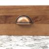 Century 28443-15 Milan 3 Inch Center to Center Cup Cabinet Pull view 4