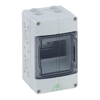 Altech, 736-405, AKi05 125x200x122mm Enclosure; Polycarb Trans Door M KO (1 Item/s)