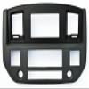 SLATE GREY Black and Silver Aftermarket Stereo Radio Double Din Dash Install Kit Compatible with Dodge Ram 2006 2007 2008 2009 (w/o Steering, Black) view 1