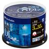 Verbatim VHR21HDP50SD1 Single Recording DVD-R DL CPRM 215 Minute 50 Sheets White Printerable Double Layer 2-8X view 1