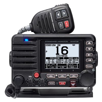 Standard Horizon Quantum GX6000 25W Commercial Grade Fixed Mount VHF w/NMEA 2000, Integrated AIS receiver, & Speaker Mic