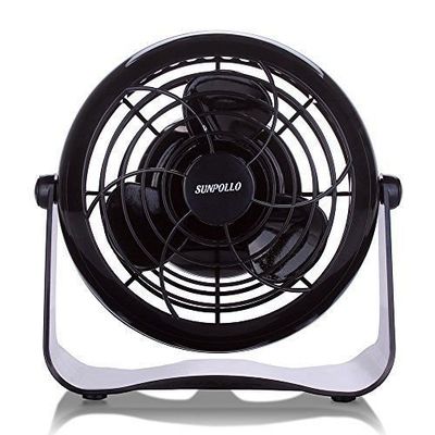 SUNPOLLO Desk USB Fan Personal Table Fans (USB OR Battery Powered, Quietness,..