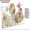 Flowers and Berries Red - Decal Style Skin Wrap fits Google Home Original (Google Home NOT Included) view 3