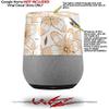 Flowers Pattern 15 - Decal Style Skin Wrap fits Google Home Original (Google Home NOT Included) view 2