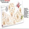 Flowers Pattern 15 - Decal Style Skin Wrap fits Google Home Original (Google Home NOT Included) view 3