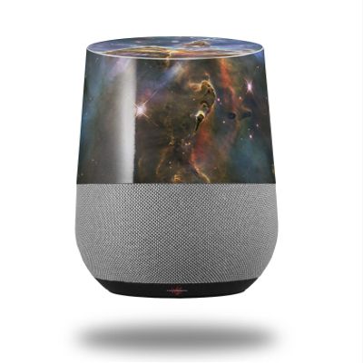 Hubble Images - Mystic Mountain Nebulae - Decal Style Skin Wrap fits Google Home Original (Google Home NOT Included)