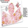 Flowers Pattern 12 - Decal Style Skin Wrap fits Google Home Original (Google Home NOT Included) view 3