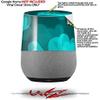 Bokeh Hearts Neon Teal - Decal Style Skin Wrap fits Google Home Original (Google Home NOT Included) view 2