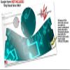 Bokeh Music Neon Teal - Decal Style Skin Wrap fits Google Home Original (Google Home NOT Included) view 3