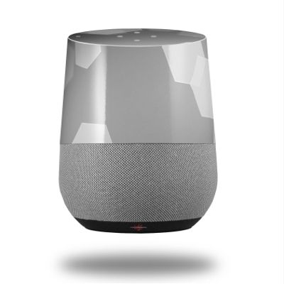Bokeh Hex Grey - Decal Style Skin Wrap fits Google Home Original (Google Home NOT Included)