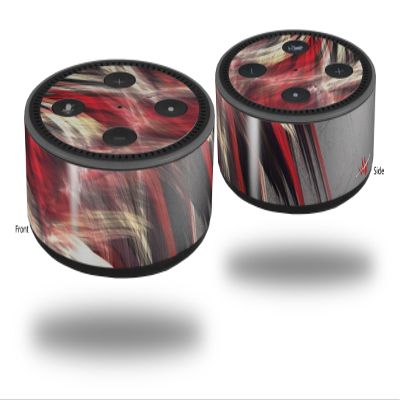Skin Wrap Decal Set 2 Pack for Amazon Echo Dot 2 - Fur (2nd Generation ONLY - Echo NOT Included)