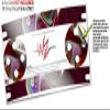 Skin Wrap Decal Set 2 Pack for Amazon Echo Dot 2 - Racer (2nd Generation ONLY - Echo NOT Included) view 3