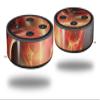 Skin Wrap Decal Set 2 Pack for Amazon Echo Dot 2 - Ignition (2nd Generation ONLY - Echo NOT Included) view 1