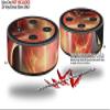 Skin Wrap Decal Set 2 Pack for Amazon Echo Dot 2 - Ignition (2nd Generation ONLY - Echo NOT Included) view 2