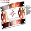 Skin Wrap Decal Set 2 Pack for Amazon Echo Dot 2 - Ignition (2nd Generation ONLY - Echo NOT Included) view 3