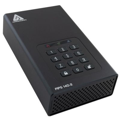Apricorn 10TB Aegis Padlock DT 256-Bit Encrypted USB 3.0 Hard Drive (ADT-3PL256-10TB)