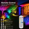RUICAIKUN Outdoor Lights,15w Spot Lights Outdoor with US Plug and Remote Control,Dimmable Halloween Decor Christmas Lights Outdoor,Waterproof Spotlight with Timer view 4