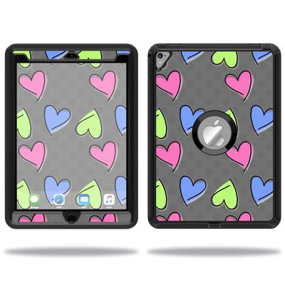 MightySkins Skin Compatible with OtterBox Defender Apple iPad Pro 9.7 Case wrap Cover Sticker Skins Girly