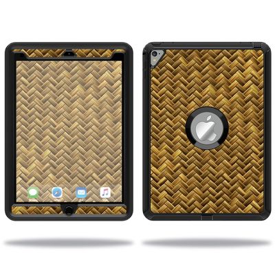 MightySkins Skin Compatible with OtterBox Defender Apple iPad Pro 9.7 Case wrap Cover Sticker Skins Basket Weave