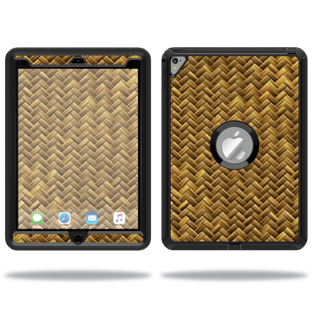 MightySkins Skin Compatible with OtterBox Defender Apple iPad Pro 9.7 Case wrap Cover Sticker Skins Basket Weave