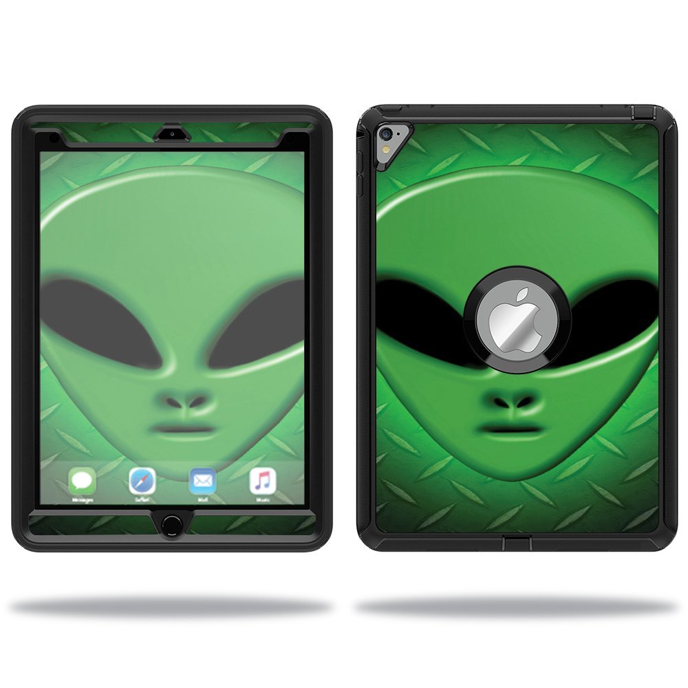MightySkins Skin Compatible with OtterBox Defender Apple iPad Pro 9.7 Case wrap Cover Sticker Skins Alien Invasion