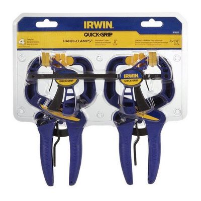 Irwin Resin Grip Clamps Blue