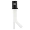 Westbrass R200-1-62 Air Gap Kit with Skirted Brass Cap, Powder Coat Flat Black view 1