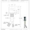 Westbrass R200-1-62 Air Gap Kit with Skirted Brass Cap, Powder Coat Flat Black view 2