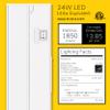 GETINLIGHT 48-Inch 3-CCT LED Under Cabinet Light, Hardwired/Plug-in, White view 2
