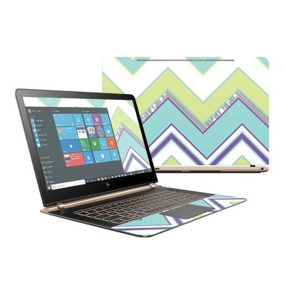 MightySkins Skin Compatible with HP Spectre 13" (2016) wrap Cover Sticker Skins Pastel Chevron
