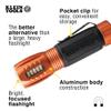 Klein Tools 56028 LED Flashlight and Work Light, Durable, Waterproof, Compact, Hands-free Magnetic End, Runs to 12 Hours, for Work and Outdoor view 3