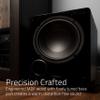 Fluance DB10W 10-inch Low Frequency Powered Subwoofer for Home Theater (Natural Walnut) view 3