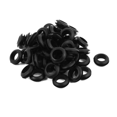 uxcell 50pcs Automobile Double Sides Wire Cable Gasket Grommets 12mm Inner