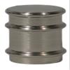 Urbanest Spina Lamp Finial, 1 1/4-inch Tall, Brushed Silver view 1