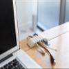 UT Wire UTW-CS05-BG Cable Station Mini Mountable Organizer, Writable Beige | 2pc Pack view 2