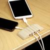 UT Wire UTW-CS05-BG Cable Station Mini Mountable Organizer, Writable Beige | 2pc Pack view 3